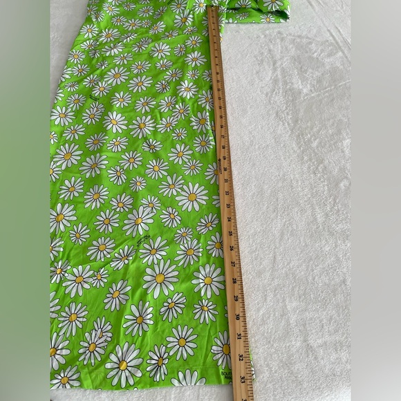 Boutique Moschino Size 10 Daisy Floral Punk Trim Jumpsuit with Pockets NWT - Picture 17 of 17